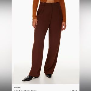 Wilfred effortless pants - cognac colour - size 00 - BNWT